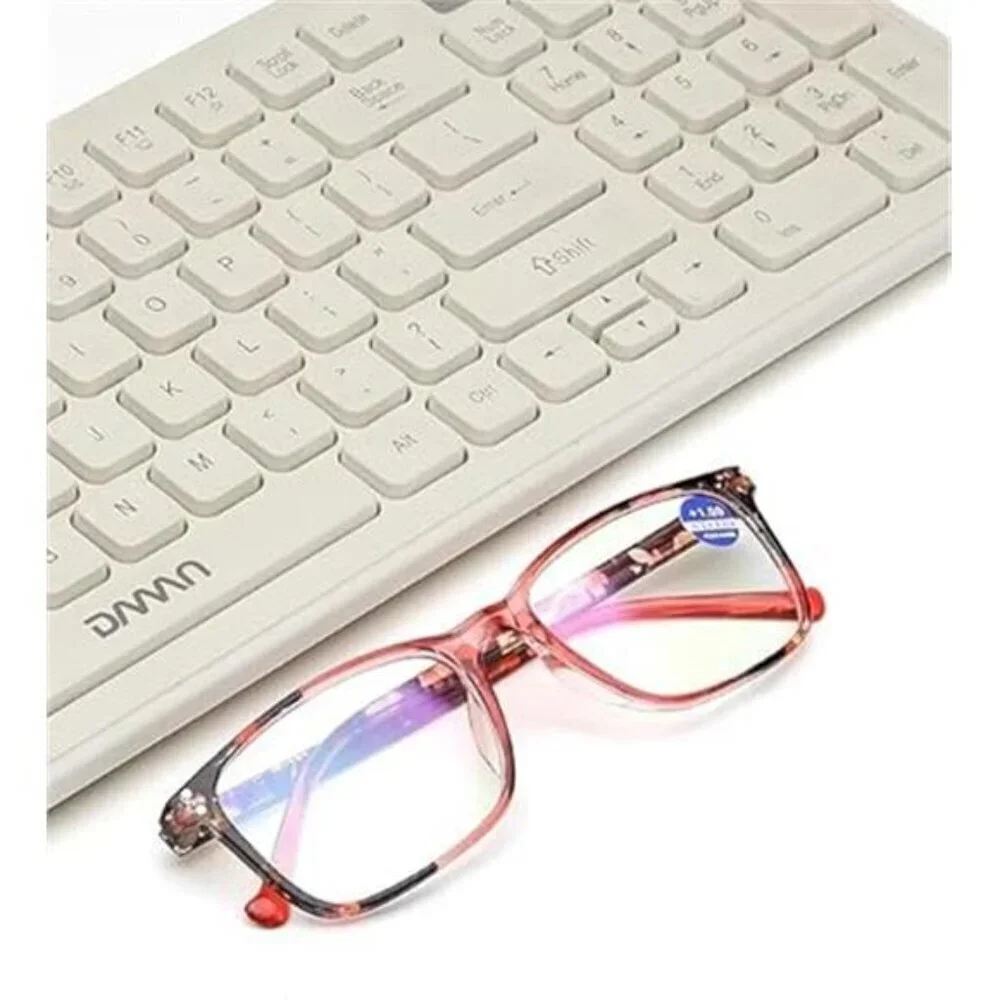 4-Pack 2.0X Stylish Reading Glasses Fashion Frames with Colorful Anti UV/Glare